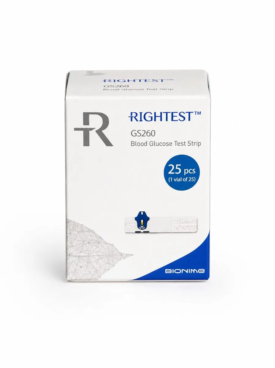Bandelettes Bionime GS260, boîte de 25