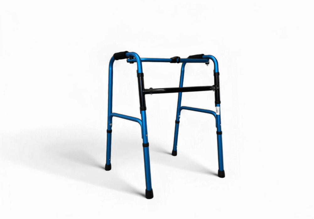 Déambulateur en aluminium, fixe et réglable